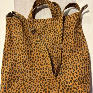 Baggu duck bag, leopard Print Tote